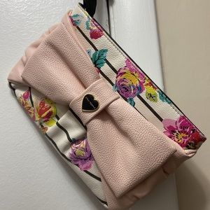 Betsey Johnson Floral Wristlet